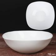 Салатник 190мм 750мл квадр бел NFW75T (WHITE) (6/48шт) - 682222 xx (н)