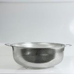 Дуршлаг-сито нерж д25см на ножке с/руч (80шт) - ZL-005-2 НК