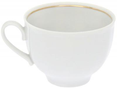 Чашка чайная 275мл Отводка золотом Гранатовый (18шт) - 00069