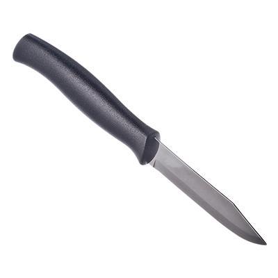 Нож овощной 8см Tramontina Athus 23079/003 черная ручка (12шт) - 871-159xx