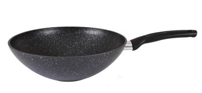 Сковорода wok (классическая) 300/100мм с руч. АП кофейн. мр. (3шт) - свкмк300а