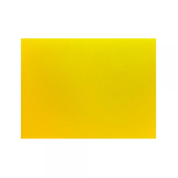 Доска разделочная 400x300x12мм желтая полипропилен - 228-кт