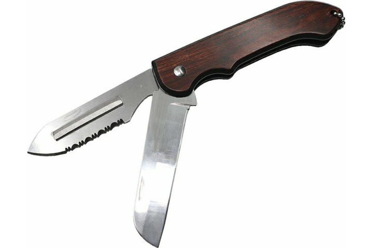 Нож складной 75мм, 2лезвия (1шт) - 9-020