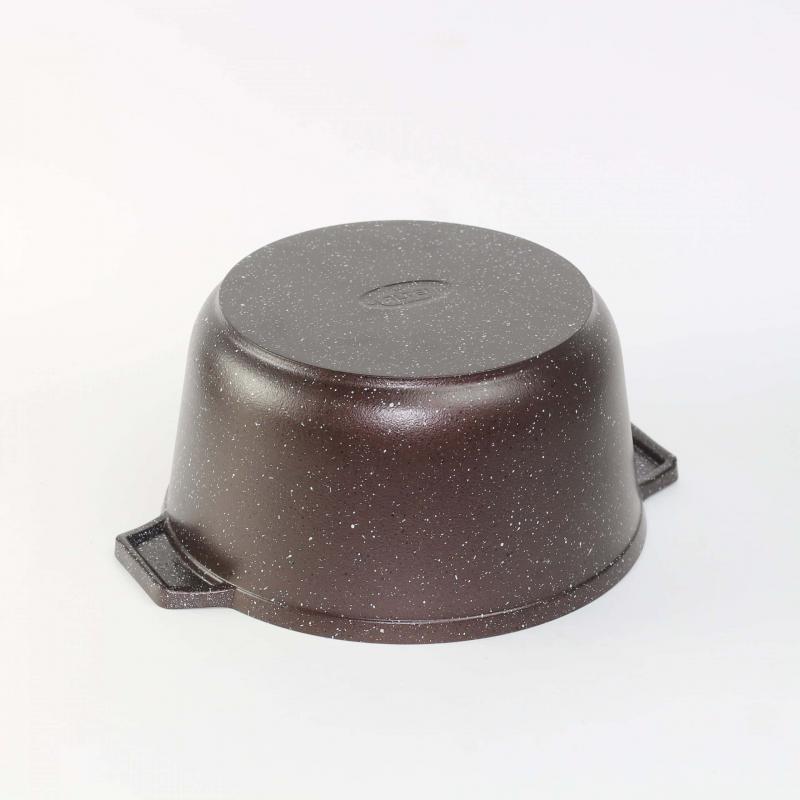 Кастрюля 5л со стекл/кр АП Granit Perfection chocolate (4шт) - 05-0555-310