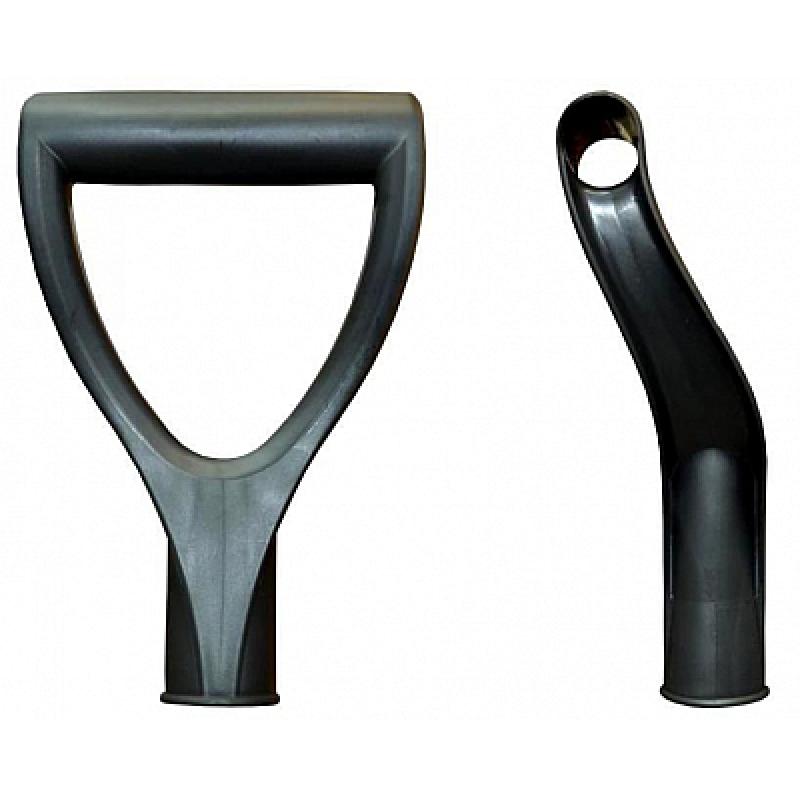 Ручка для лопаты пластик V-образная ф35 черная (40шт) - Аxx x